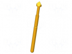 Test needle | Spring compression: 2.4mm | 3mm | 4A | CuBe | gold-plated