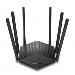 Routers MERCUSYS  Dual-Band Router MR50G 802.11ac, 600+1300 Mbit/s, 10/100/1000 Mbit/s, Ethernet LAN (RJ-45) ports 2, MU-MiMO Yes, Antenna type 6xFixed, Black