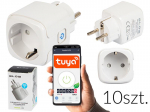 Uued tooted // 72-130# Inteligentne gniazdko sterowane wifi tuya v3 białe wielopak