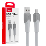 Tahvelarvutid ja tarvikud // USB kaablid // Kabel do ładowania usb-a usb-c 60w 200cm fulllink transmisja danych amio-04290