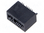 Connector: card edge | PIN: 16 | SMT | on PCBs | 1mm