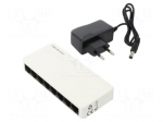 Switch Ethernet | DC socket,RJ45 socket x8 | white | 150m