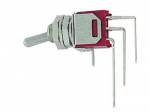 90&deg; VERTICAL SUBMINIATURE TOGGLE SWITCH SPDT ON-ON
