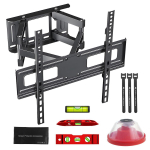 Uued tooted // Uchwyt / wieszak do TV Maclean, max VESA 400x400, 32-75", 50kg, reg.kąta w pionie i poziomie, profil 80-380mm, czarny, MC-788