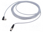 Cable: for sensors/automation | M12 | PIN: 4 | unshielded | plug | PVC
