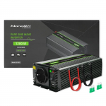 Qoltec Pure Sine Wave Inverter Monolith| 600W | 1200W | 12V to 230V