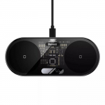 Baseus Digital LED Display Dual Qi Wireless 2In1 Charger, 20W