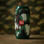 Portable Speaker Riff TG117 Green Camouflage