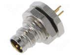 Connector: M8 | male | PIN: 3 | 48V | IP67 | socket | external thread | 4A