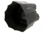 Cable breakout | 170/68mm | black | Diam.after shrinking: 56/28mm