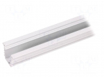 Profiles for LED modules | recessed | white | L: 2m | aluminium