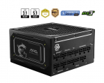 Power Supply MSI  Power Supply||MAG A1000GL PCIE5 II|ATX 3.1|1000 Watts|Efficiency 80 PLUS GOLD|PFC Active|MAGA1000GLPCIE5II