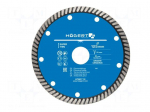 Cutting diamond wheel | &Oslash;: 125mm | Disc thick: 1.4mm | 22.2mm