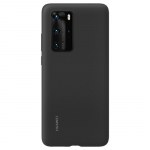 Back panel cover Huawei P40 Pro Silicone case Black