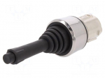 Switch: joystick | Stabl.pos: 1 | 22mm | black | Illumin: none | IP67
