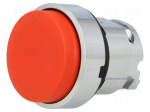 Switch: push-button | Stabl.pos: 1 | 22mm | red | Illumin: none | IP66