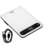 T&ouml;&ouml;riistad ja m&otilde;&otilde;teseadmed // Uued tooted t&ouml;&ouml;riistade, tarvikute kategoorias // AD 3177 white black Waga kuchenna 10 kg | ładowalna przez usb-c | dokładność 1 g