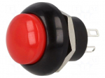 Switch: push-button | Pos: 2 | SPDT | 5A/32VDC | ON-(ON) | IP68 | &Oslash;12.3mm