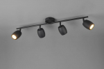 Trio Nancy spotlight 4-pc GU10 matt black gaismeklis R86264032 4017807657005