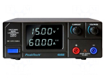 Laboratory power supply: standard | 1&divide;15VDC | 0&divide;60A | 230VAC