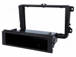 Radio mounting frame | Seat,&Scaron;koda,VW | 2 DIN | black