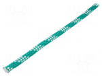 Rope | polypropylene | &Oslash;rope: 10mm | L: 50m | with a core | green
