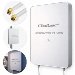 Qoltec 5G LTE Antenna | 16dBi | directional | external | SMA | 3300-3800MHz | waterproof | 3m