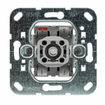 Electrical switch Gira 010200, metallic finish, 250 V AC, 10 A, 28 mm depth