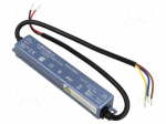 Power supply: switching | LED,outdoor | 60W | IP67 | 150x26x20mm | 93%
