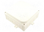Enclosure: junction box | X: 188mm | Y: 188mm | Z: 88mm | wall mount