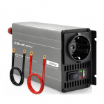 Qoltec MS Wave Voltage Converter | 12V to 230V | 500/1000W | USB | Compatible with LiFePO4, GEL and AGM batteries