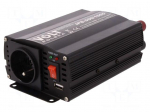 Converter: automotive dc/ac | 500W | Uout: 230VAC | Out: mains 230V