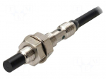 Sensor: inductive | OUT: NPN / NO | 0&divide;3mm | 10&divide;30VDC | M5 | 2m | IP67 | E2E