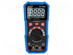 Digital multimeter | LCD | (6000) | VDC: 600mV,6V,60V,600V | 100mF