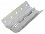Hinge | Width: 103.6mm | zinc-plated steel | natural | H: 145mm