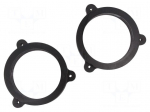 Spacer ring | MDF | 130mm | Dacia,Renault | impregnated