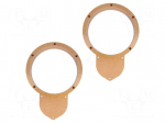 Spacer ring | MDF | 200mm | VW | impregnated,varnished