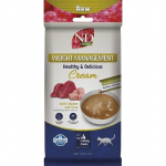FARMINA N&D Quinoa Cat Weight Management Cream with Chicken & Tuna box &ndash; cat treat &ndash; 4x15g