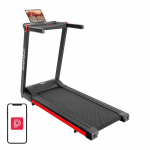 DeerRun A1 Pro Foldable Electric Treadmill (Black and Red)
