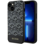 Guess GUHMP14MHGCFSEK hardcase GCube Stripes MagSafe for iPhone 14 Plus / 15 Plus 6.7" / black