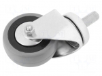 Transport wheel | &Oslash;: 50mm | W: 20mm | H: 66mm | torsional | 350N