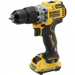 DEWALT Cordless Impact Drill Driver DCD706D2, 12 Volt yellow/black, 2x Li-Ion XR batteries 2Ah, in T STAK box