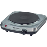 Rommelsbacher single hotplate ELTAC EK 18 silver/black, 1,500 watts, cooking surface ? 18cm
