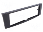 Radio mounting frame | Renault | 1 DIN | black