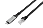 Digitus USB-C - RJ45 Ethernet cable, 1Gbit/s, 15m