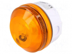 Signaller: lighting | flashing light | orange | Series: X195 | IP65