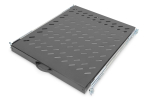 DIGITUS riiul 1HE 30x483x570mm kuni 25kg Black t&otilde;mmatav