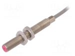 Sensor: inductive | Output conf: PNP / NO | 0&divide;2mm | 10&divide;30VDC | M8 | IP50