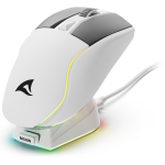 Hiire Sharkoon Maus Shark SGM50W optiline 6-nupuline 6.400 DPI valge