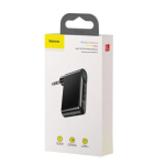 Baseus Auto t&ouml;&ouml;riist Bluetooth BSBA-02 AUX saatja BT 5.0, 10m ulatus, 145 mAh, Micro USB sisend, Black (WXQY-01)